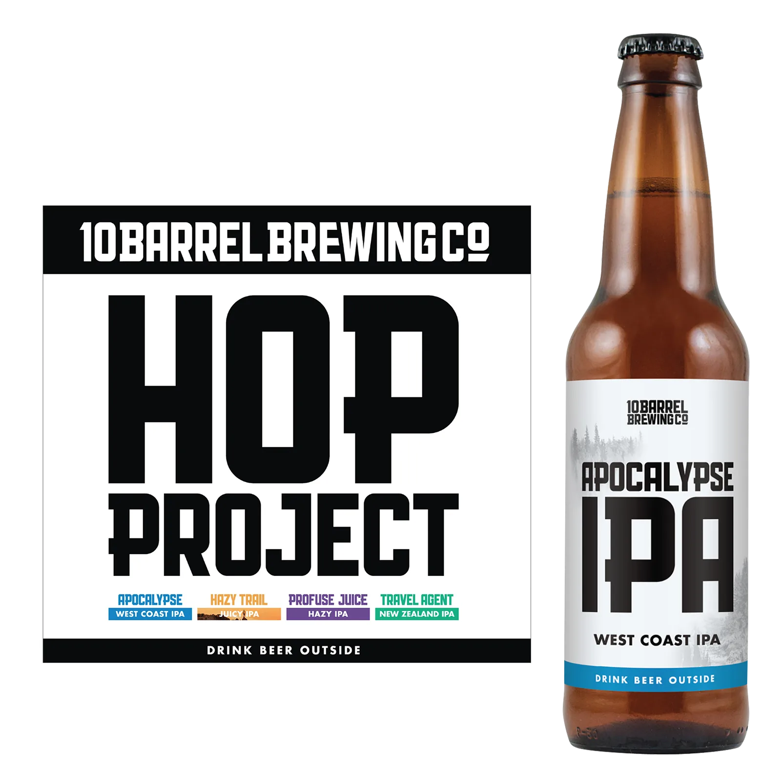 10 Barrel Hop Project IPA Variety Pack 12pk Btl