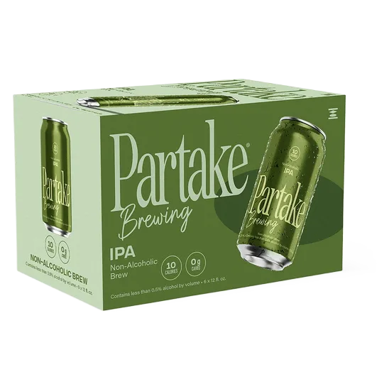 Partake Brewing IPA Non-Alcoholic 6pk 12oz Can 0.0% ABV
