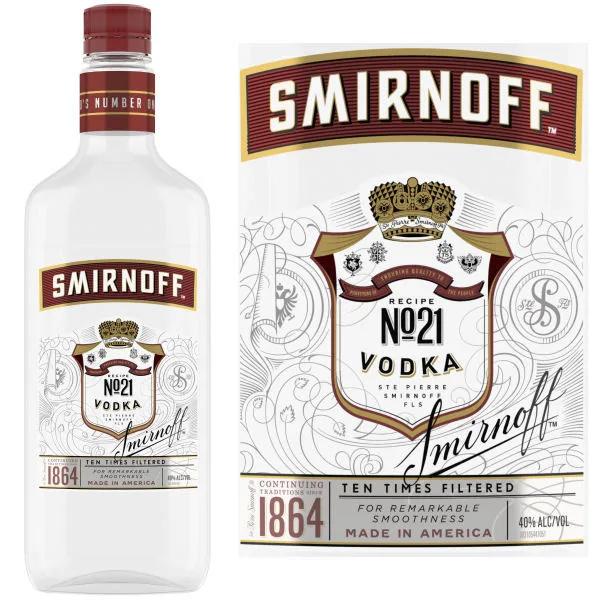 Smirnoff No 21 Vodka 750Ml