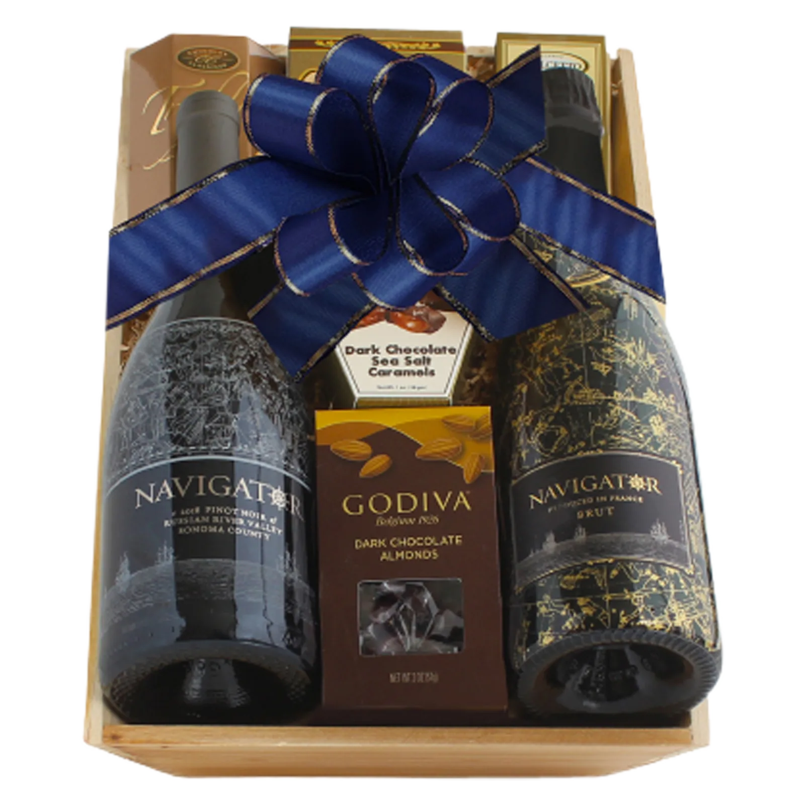 Navigator Brut and Pinot Noir Gift Set 1 Basket