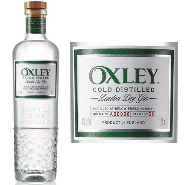 Oxley Cold Distilled London Dry Gin 750Ml