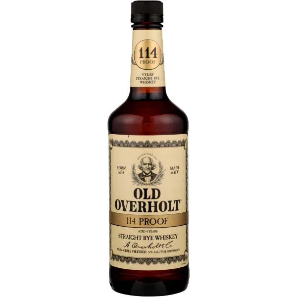 Old Overholt 4 Year Old 114 Proof Straight Rye Whiskey 750Ml