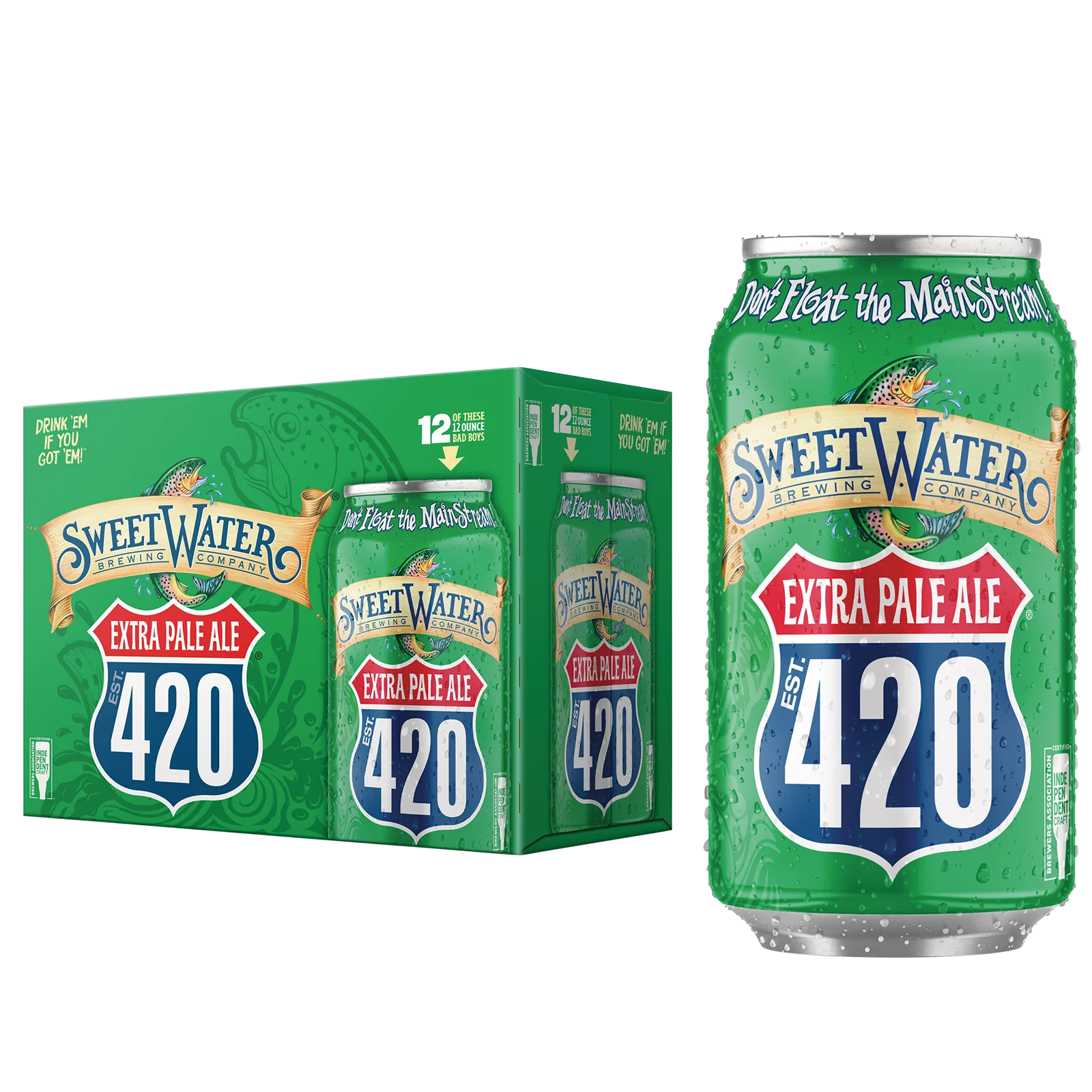 SweetWater 420 Pale Ale 12pk Can 5.7% ABV