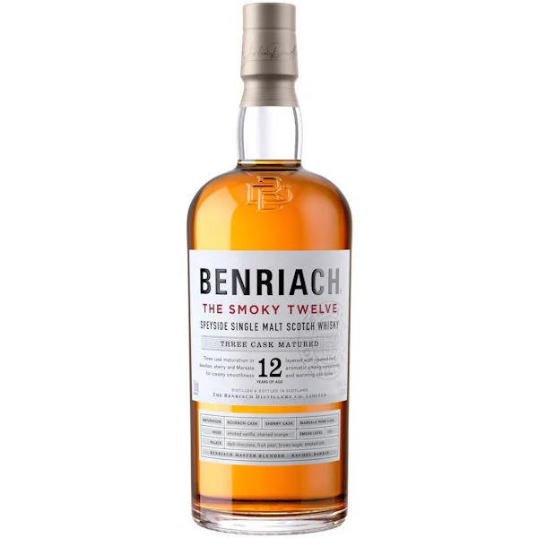 Benriach The Smoky Twelve 12 Year Old Speyside Single Malt Scotch 750Ml