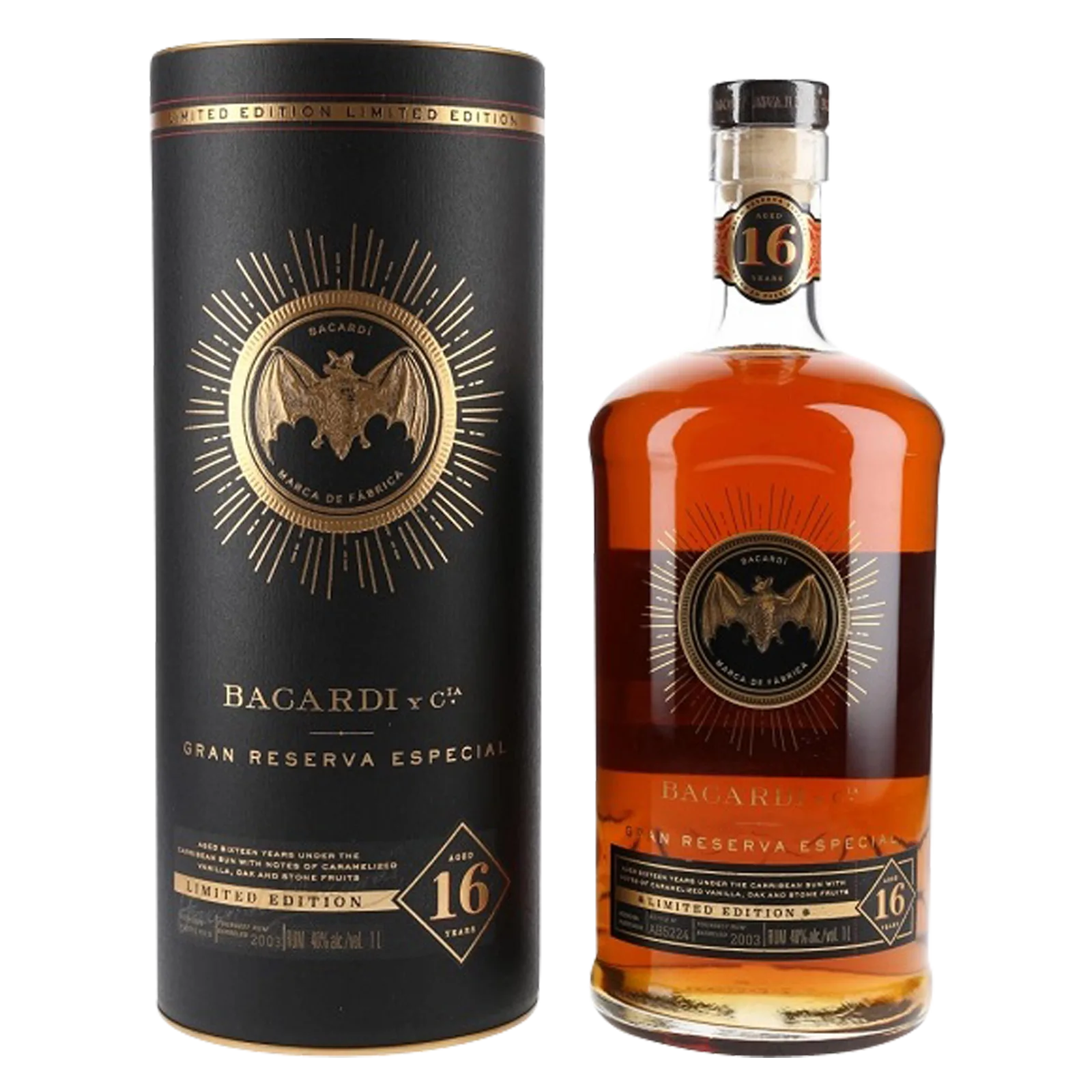 Bacardi 16 Yr Gran Reserva Rum (90 Proof