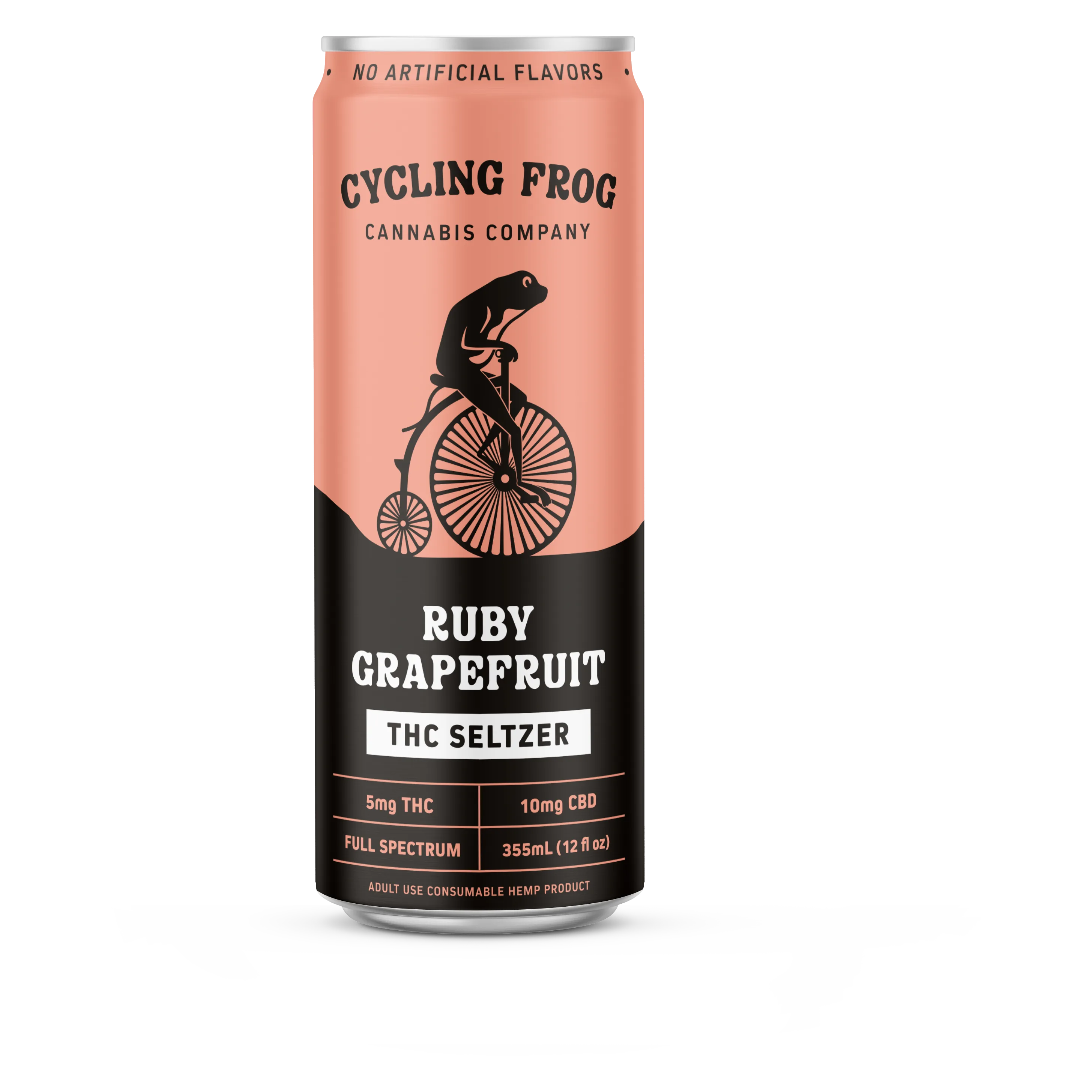 Cycling Frog 5mg THC Ruby Grapefruit Seltzer Can