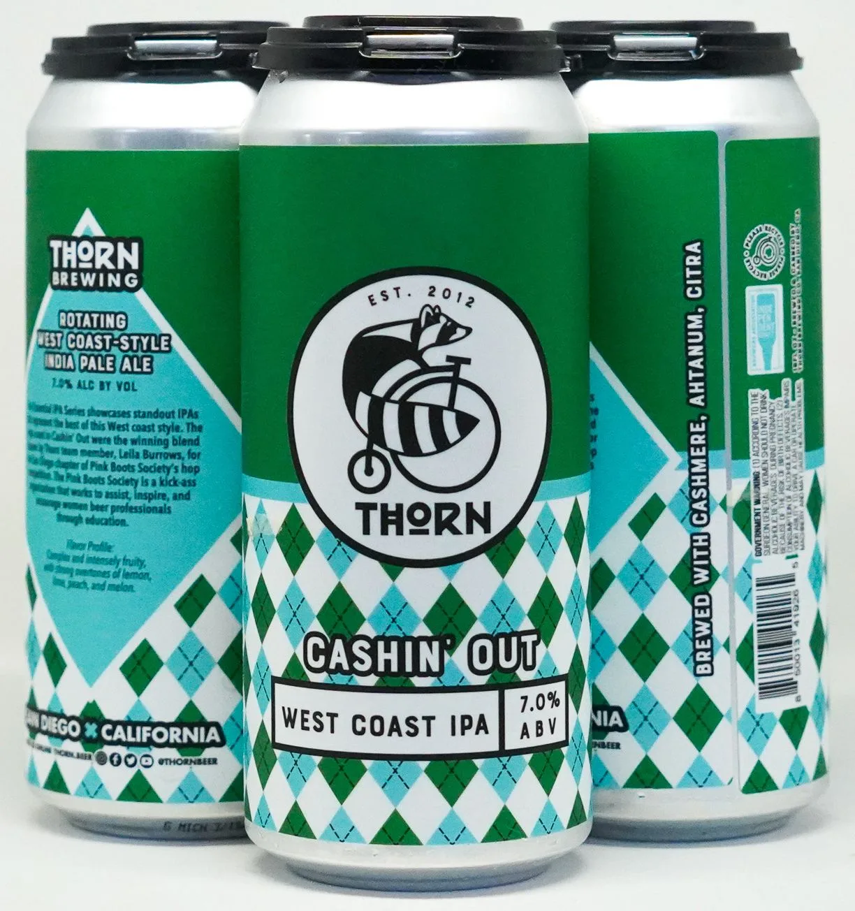 Thorn Brewing Co. The Essential Series - Cashin' Out IPA 4pk