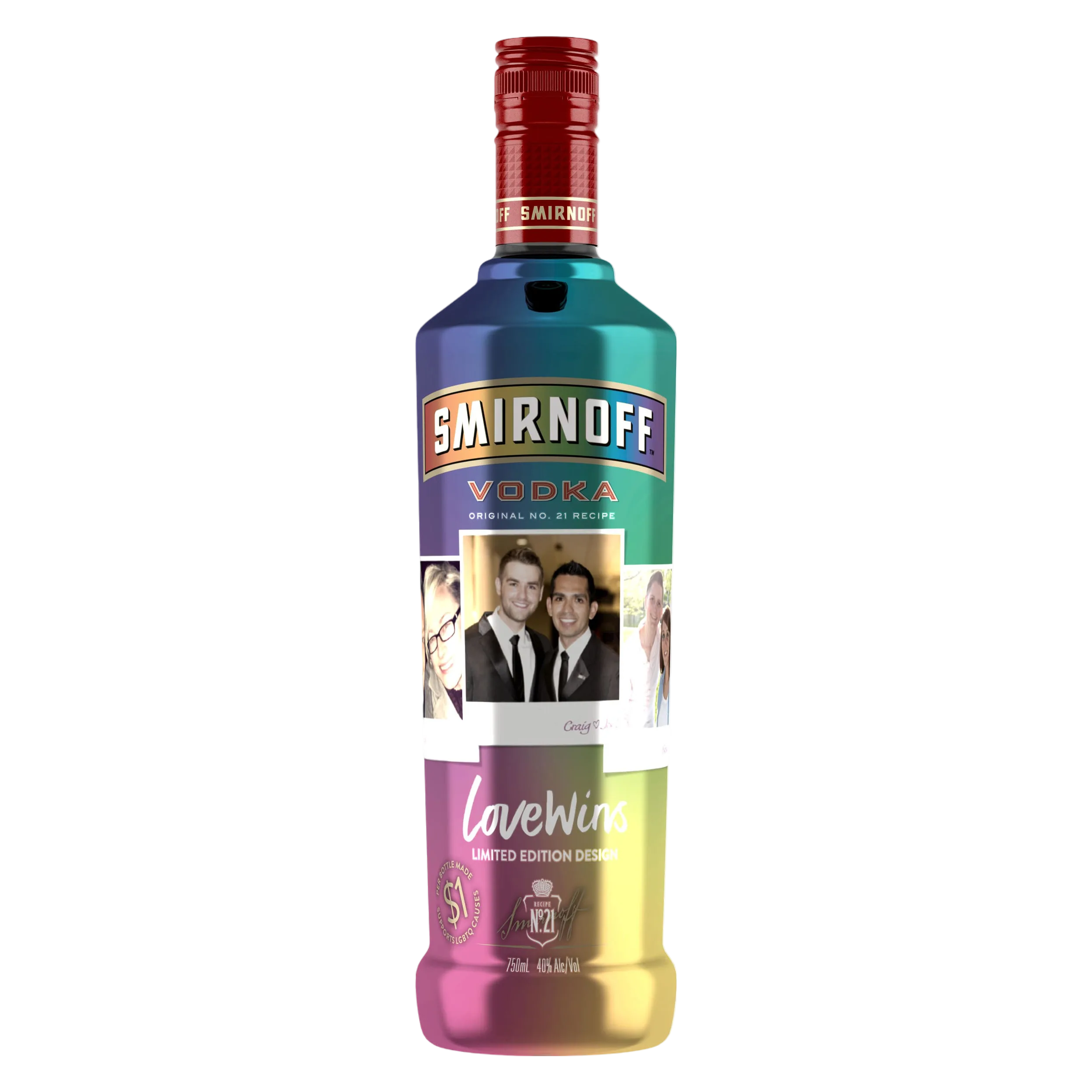 Smirnoff Vodka Love Wins (80 Proof