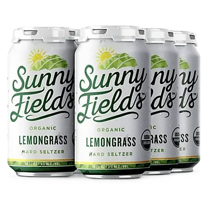 Sunny Fields Organic Seltzer Lemongrass (6PKC 12 OZ)