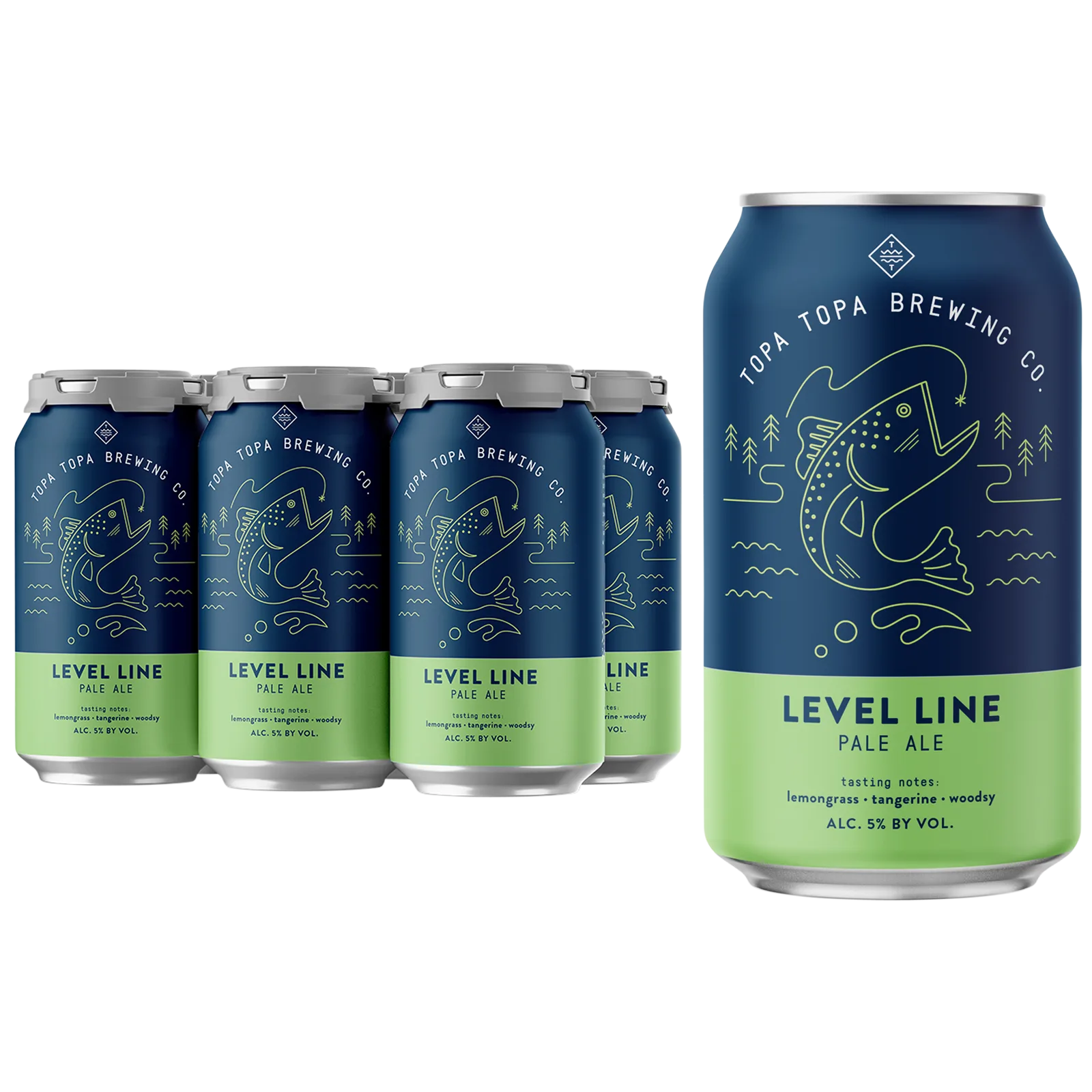 Topa Topa Level Line Pale Ale 6pk Can 5.0% ABV