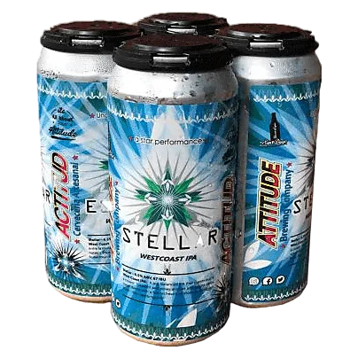 Attitude Brewing Stellar West Coast IPA 4pk 16oz Can