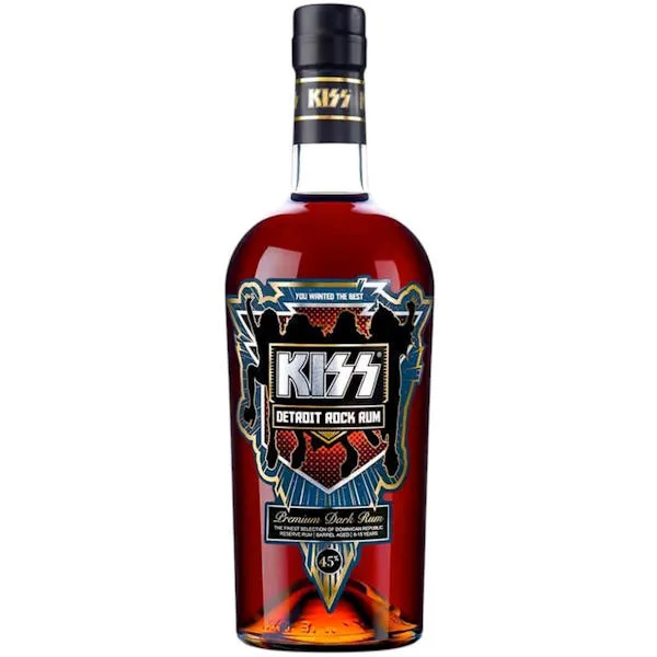 Kiss Detroit Rock Dark Rum 700Ml