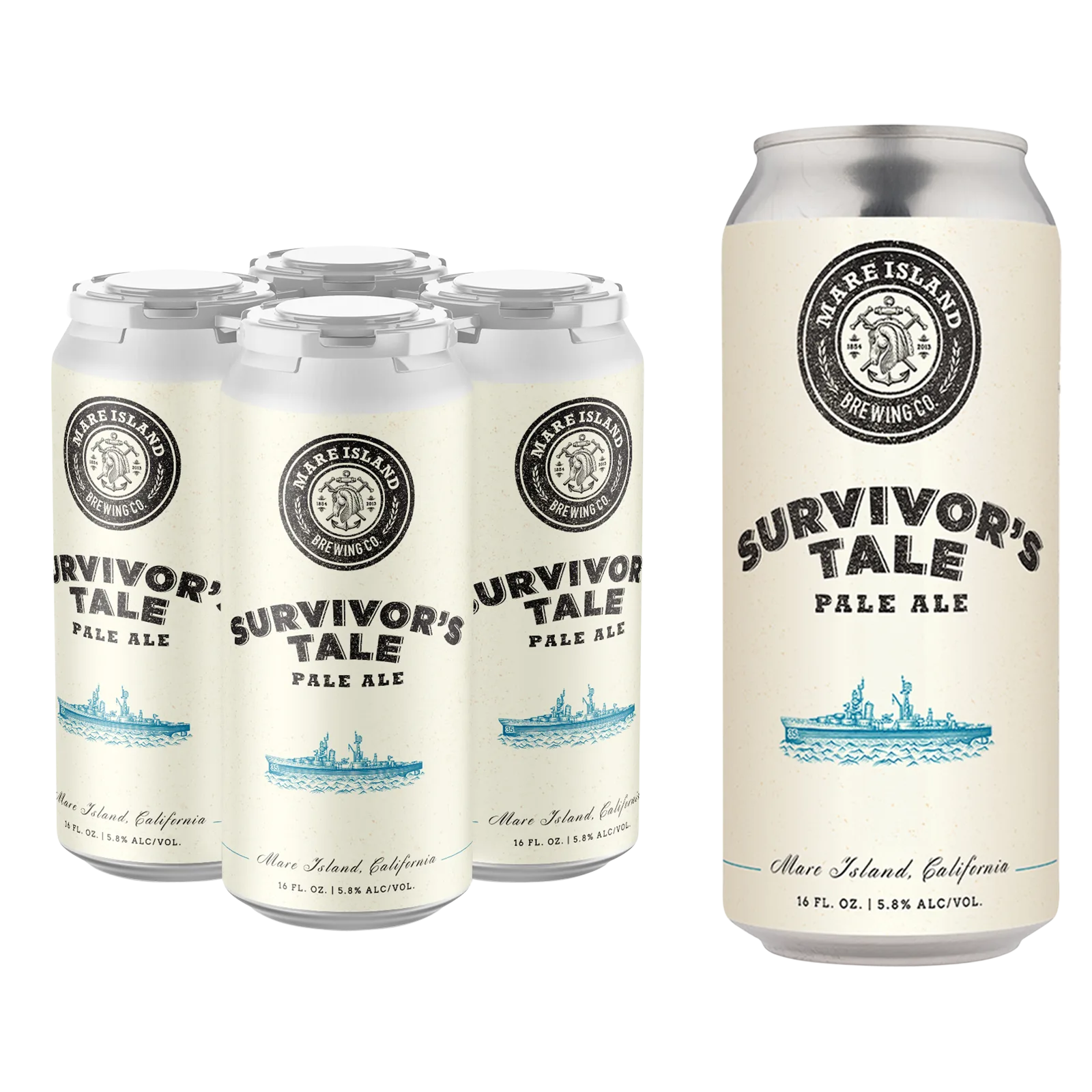 Mare Island Brewing Survivor's Tale Pale Ale 4pk 16oz Can
