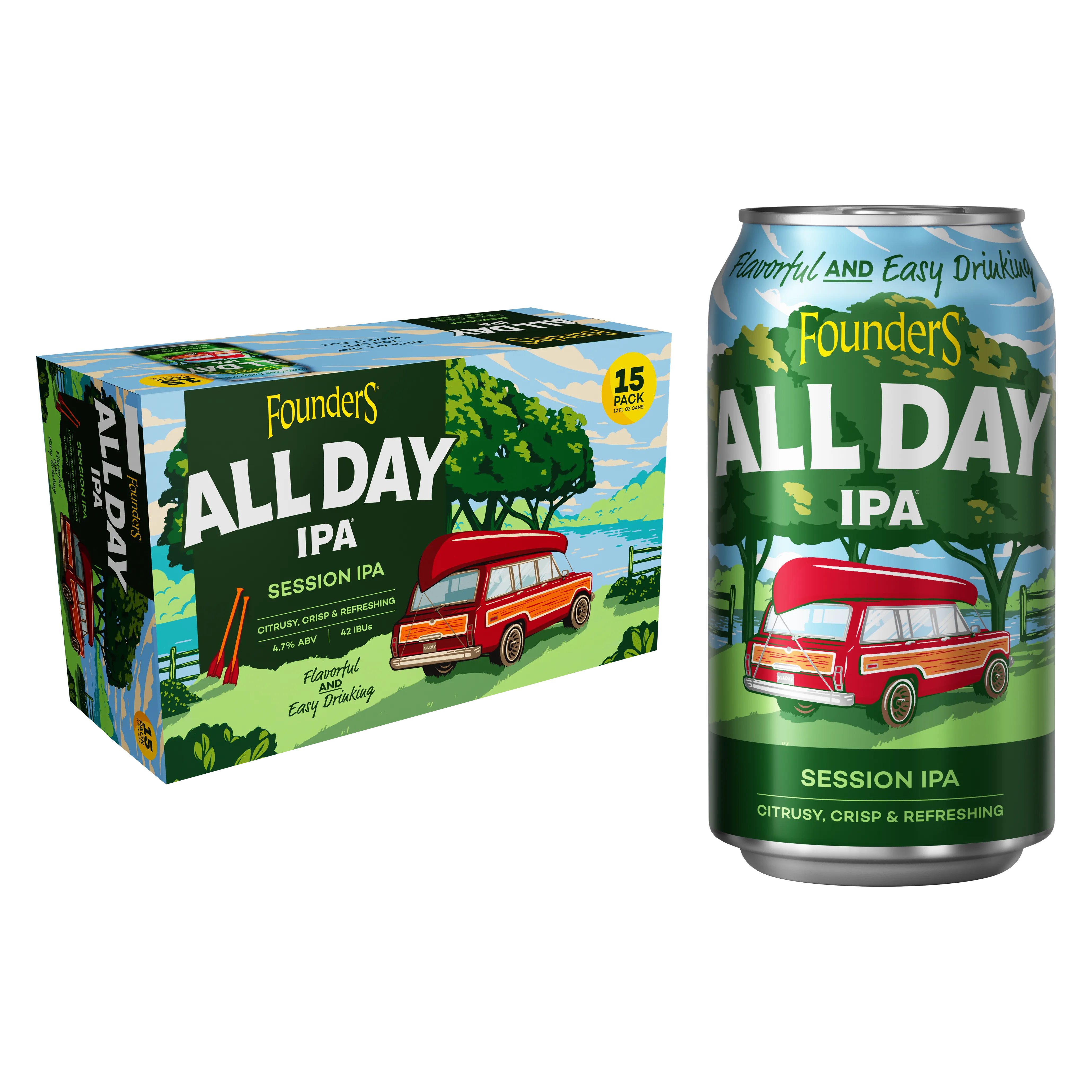 Founders All Day IPA 15pk Cans 4.7% ABV