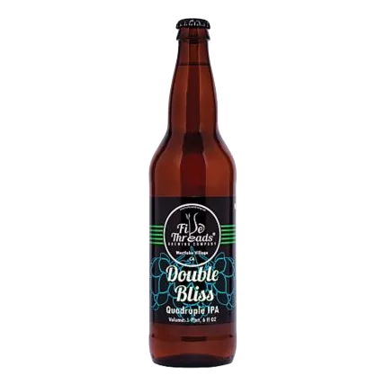 Five Threads Brewing Co. Double Bliss Quadruple IPA (22 OZ BTL
