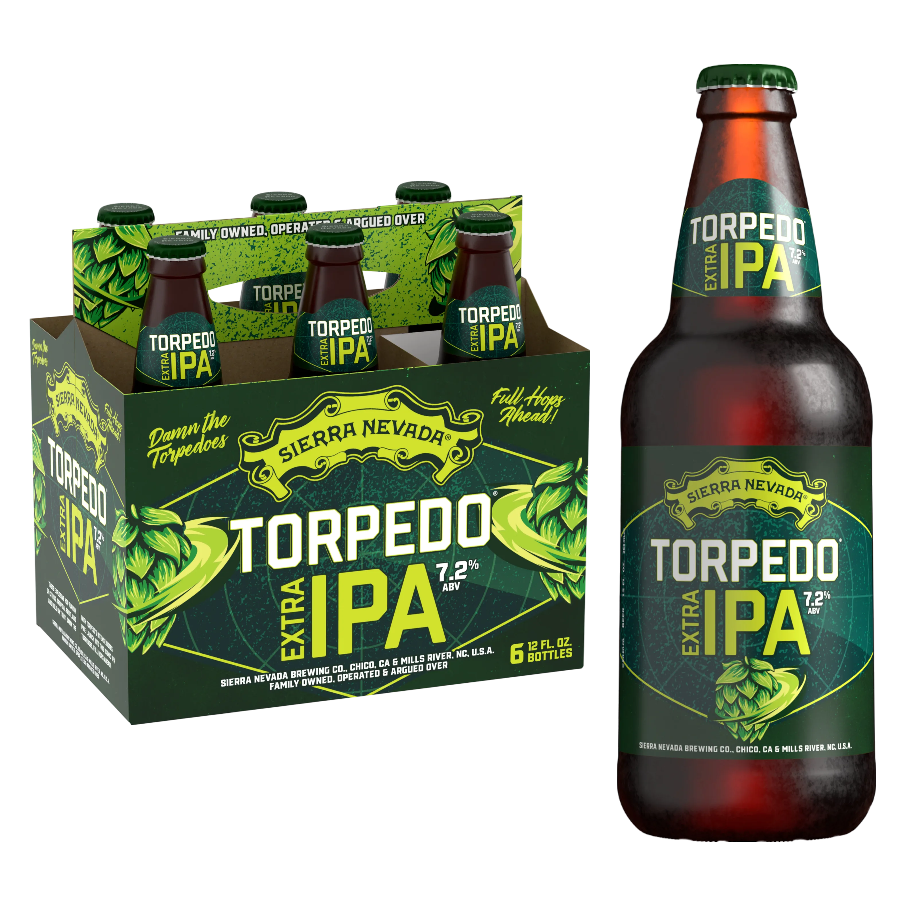 Sierra Nevada Torpedo Extra IPA 6pk Btl 7.2% ABV