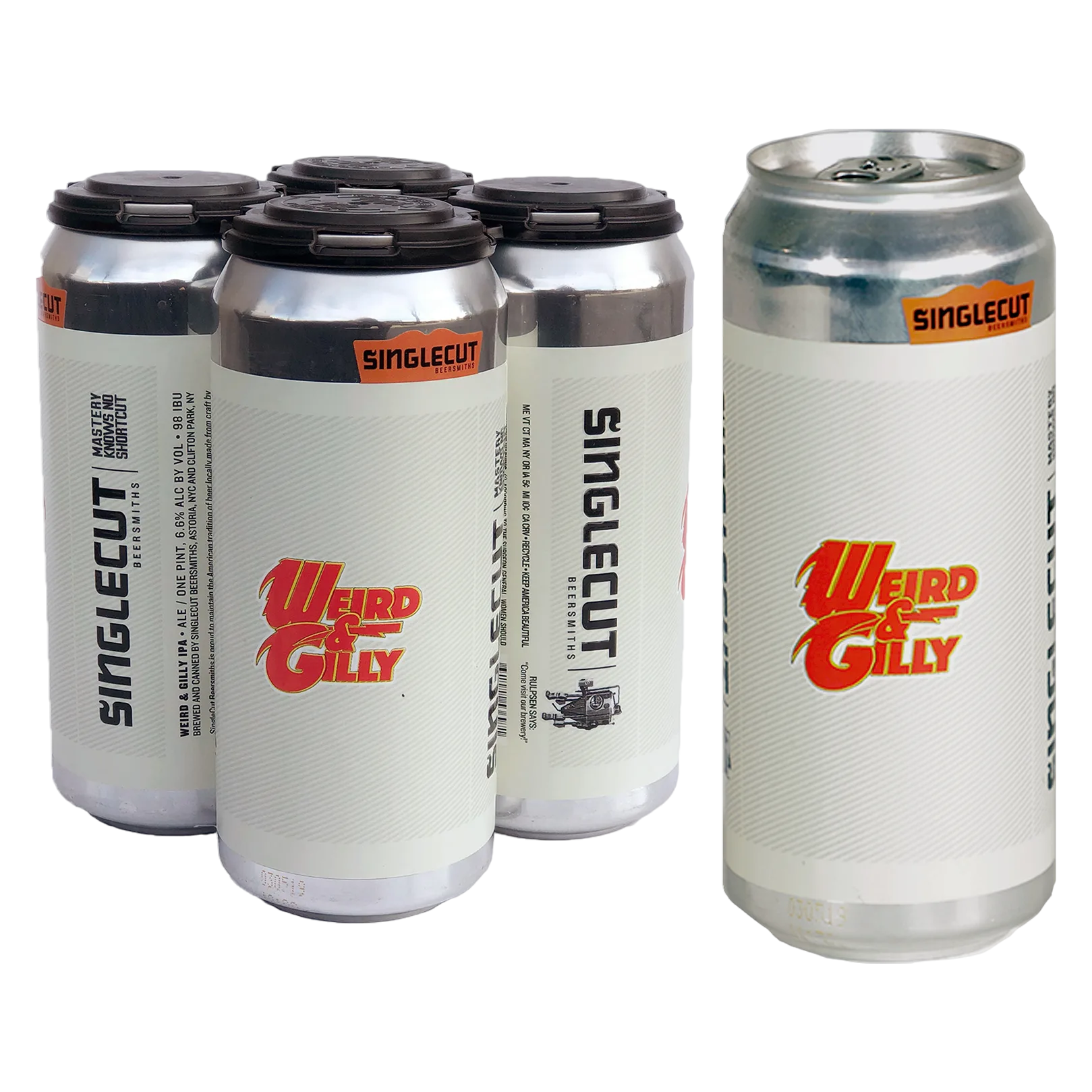 Singlecut Weird & Gily 4pk 16oz Can 6.6% ABV