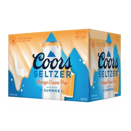 Coors Seltzer Orange Cream Pop (12PKC 12 OZ)