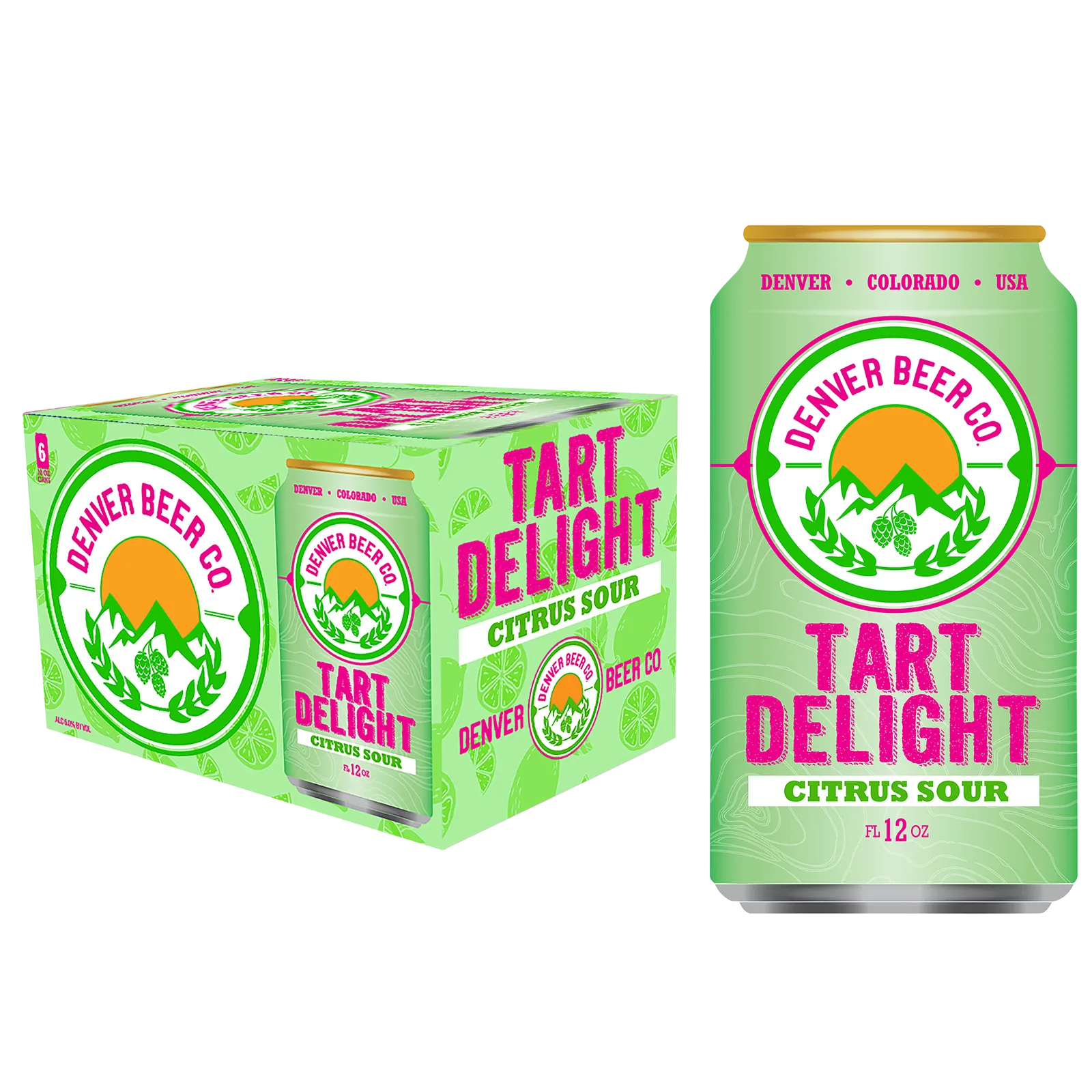 Denver Beer Co Tart Delight Citrus Sour 6pk Can 5.0% ABV