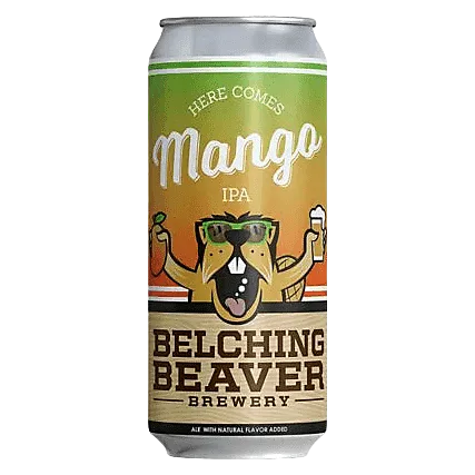 Belching Beaver Here Comes Mango IPA Single 19.2oz Can