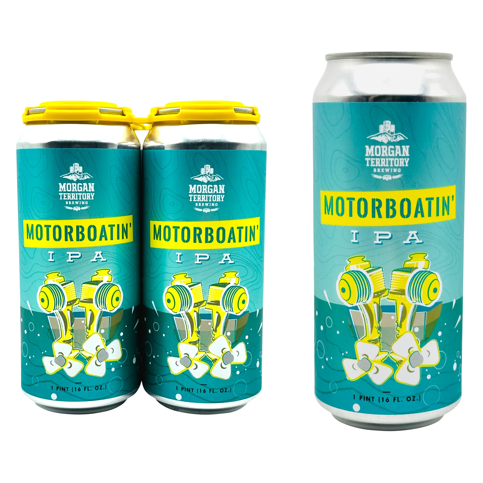 Morgan Territory Brewing Motorboatin' IPA4pk 16oz Can