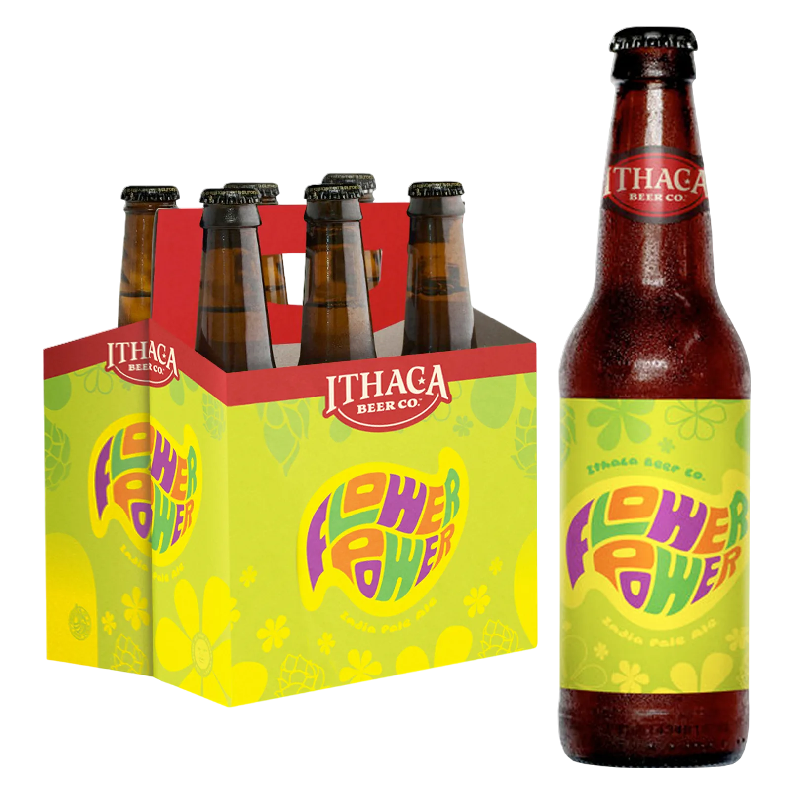 Ithaca Flower Power 6 Pack Bottles