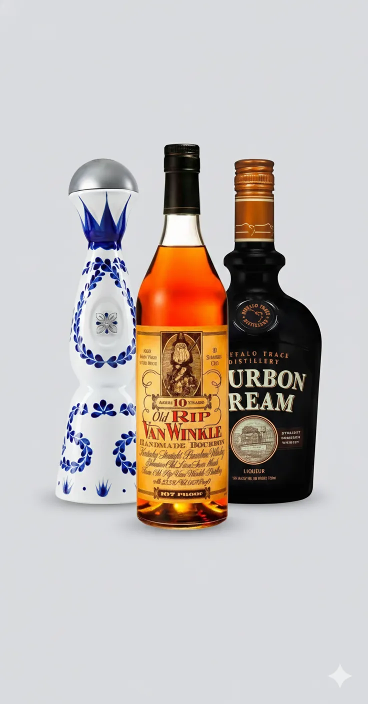 Pappy Van Winkle 10 Year Bourbon Bundle (With Clase Azul