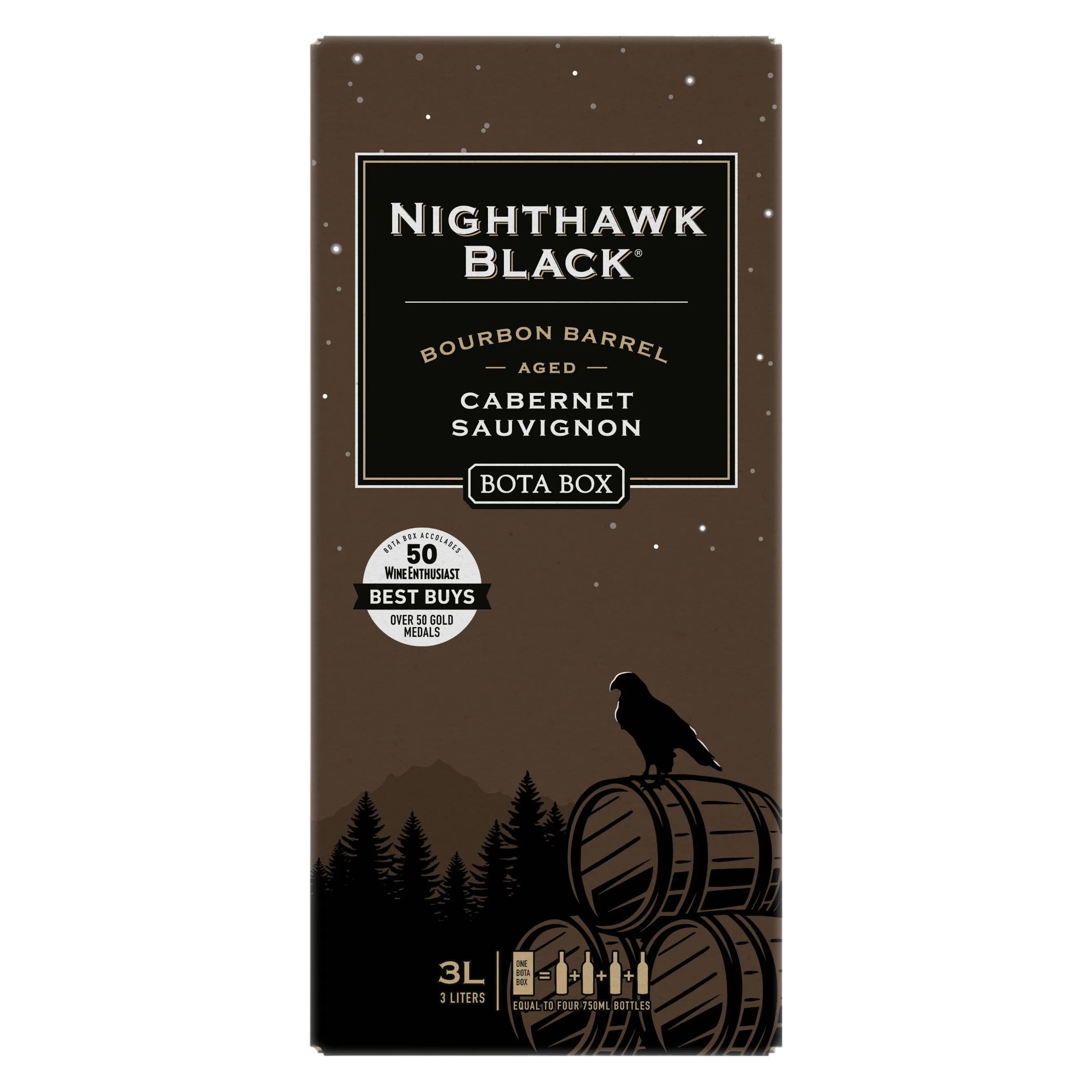 Bota Box Nighthawk Bourbon Barrel Cabernet 3 L Box