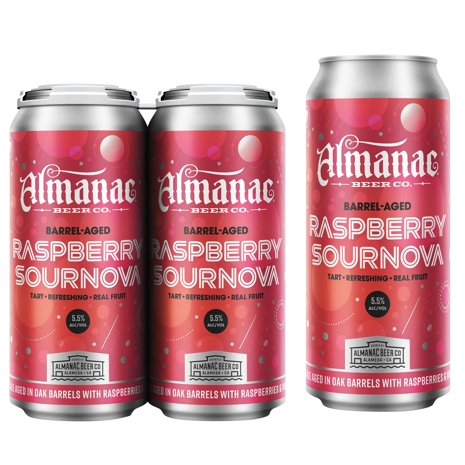 Almanac Sournova Series - Raspberry Sournova 4pk 16oz Can