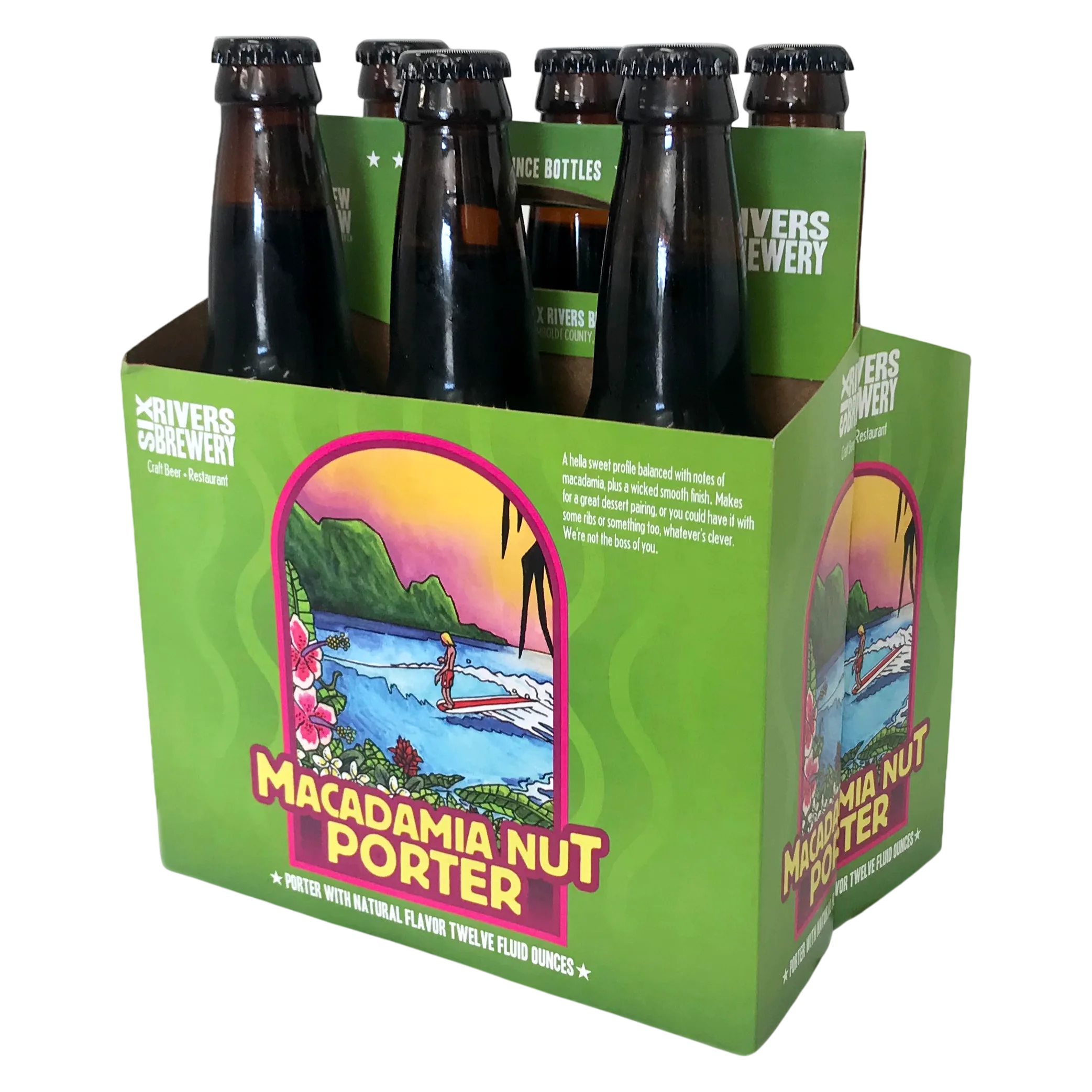 Six Rivers Brewing Macadamia Nut Porter 6pk Btl