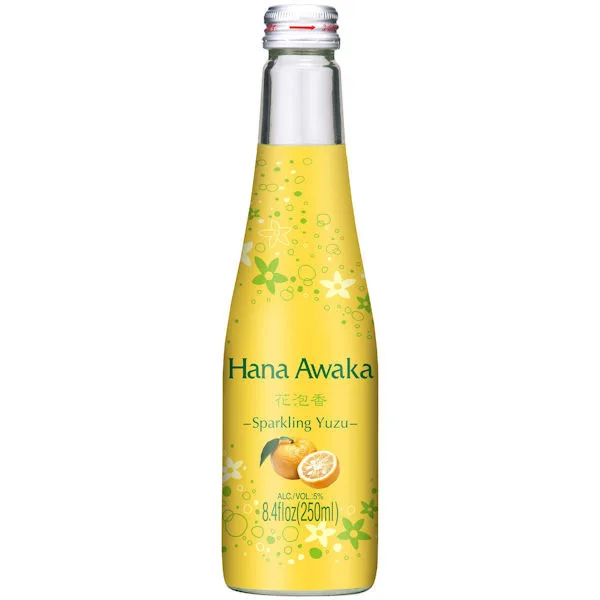Ozeki Hana Awaka Sparkling Yuzu Sake 250Ml