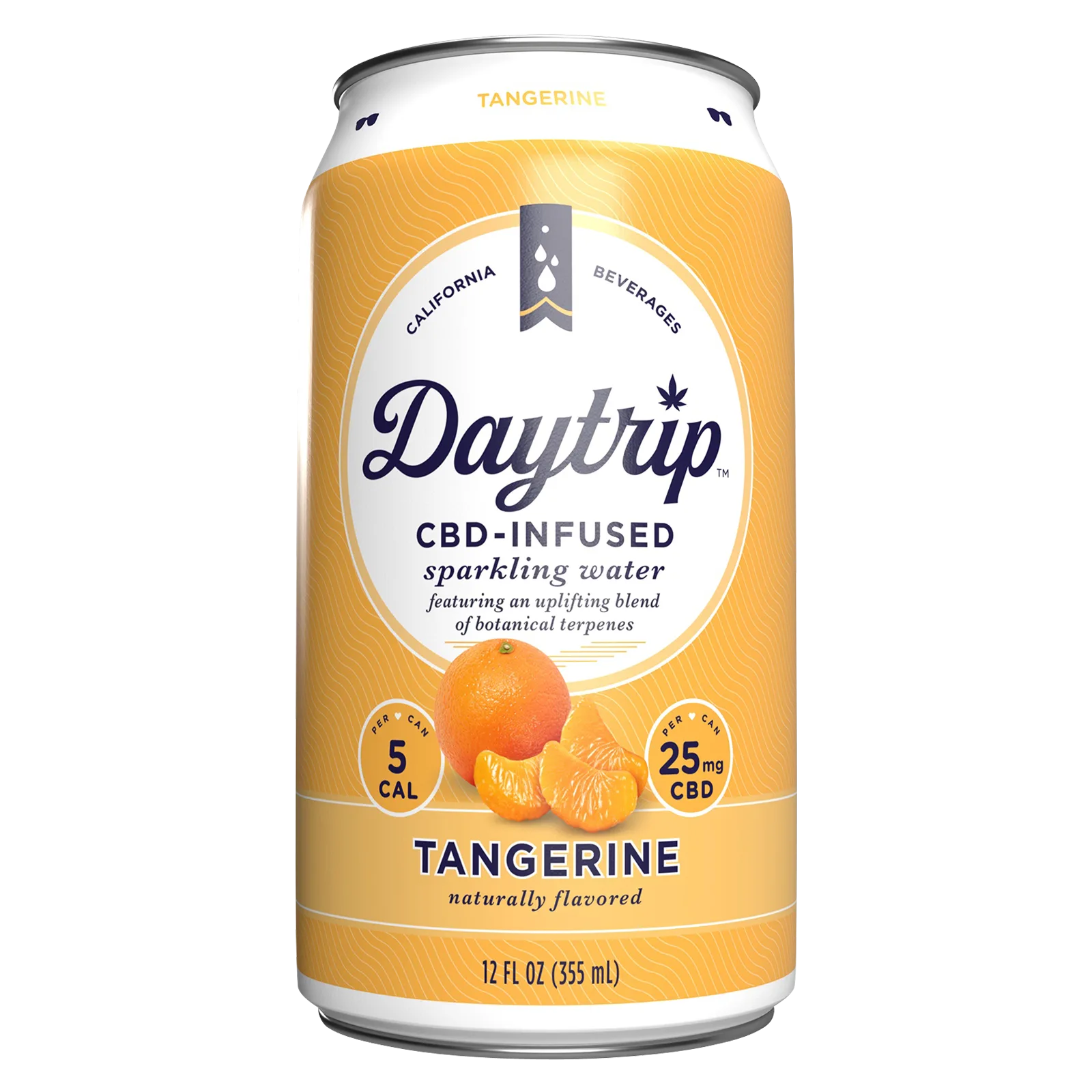Daytrip Tangerine 25mg CBD Sparkling Water Can