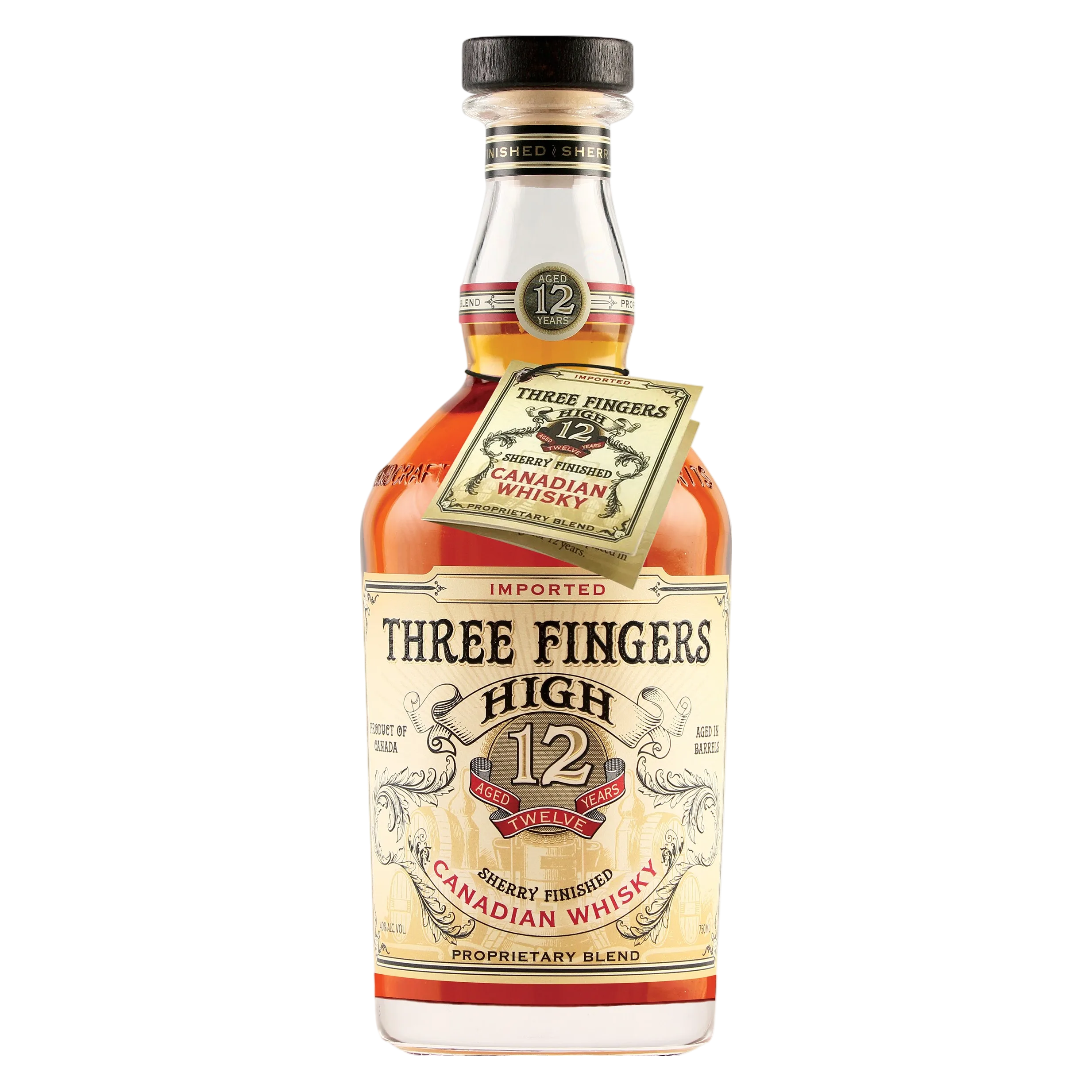 Three Fingers Canadian Whisky 12 Yr