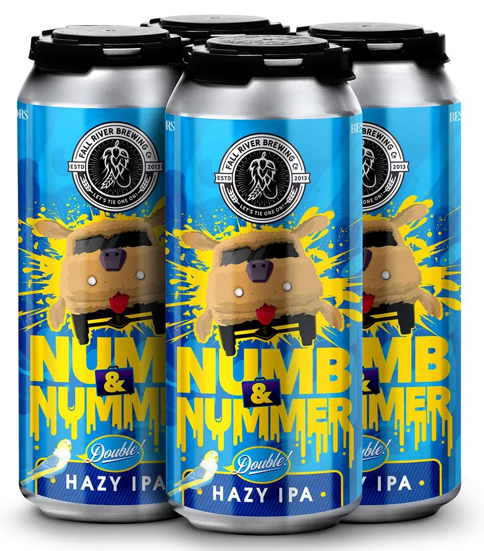 Fall River Brewing Co. Numb & Nummer Double Hazy IPA (4PKC