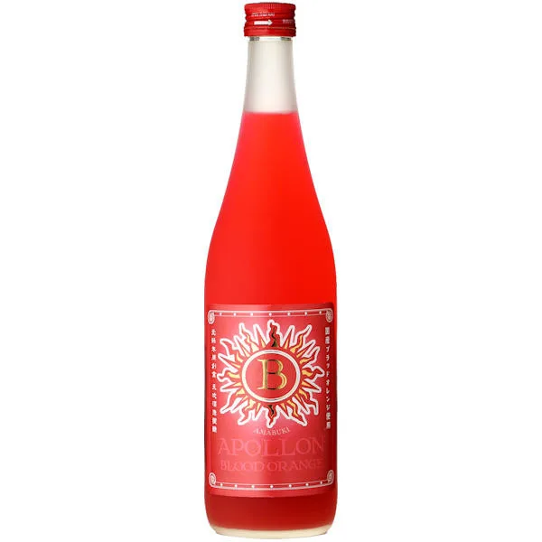 Amabuki Blood Orange Apollon Umeshu Sake Liqueur 720Ml