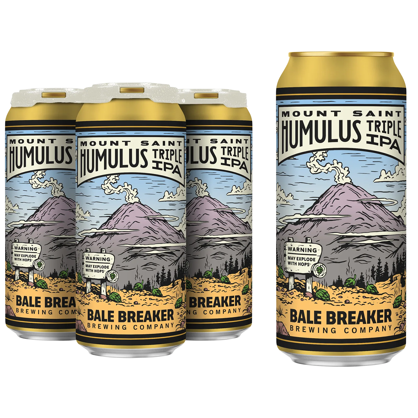 Bale Breaker Mount Saint Humulus Triple Ipa (4Pkc