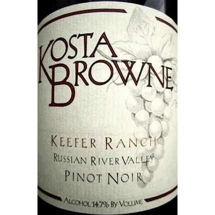 Kosta Browne Keefer Ranch Russian River Pinot Noir 2017