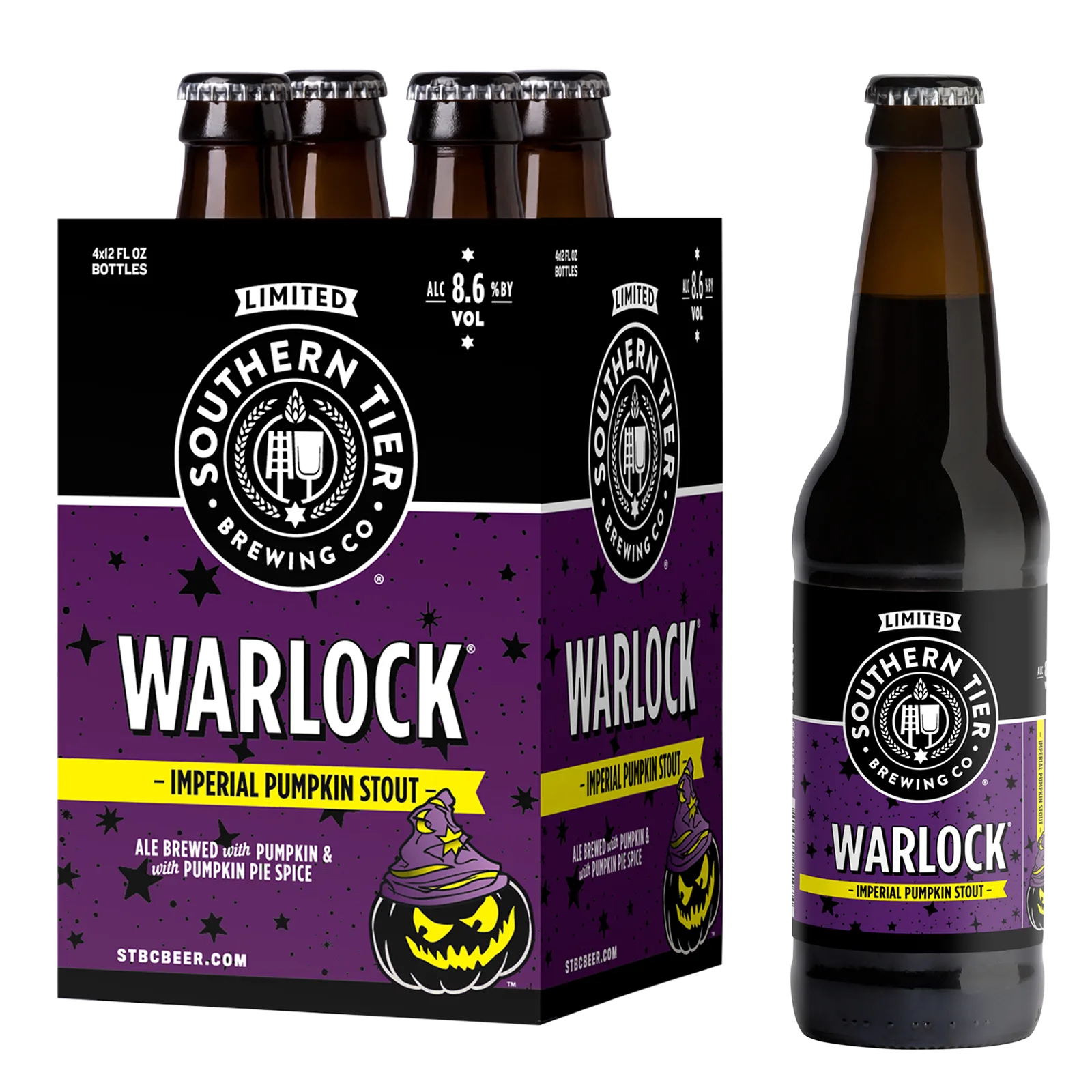 Southern Tier Warlock Imperial Stout 4pk Btl 8.6% ABV