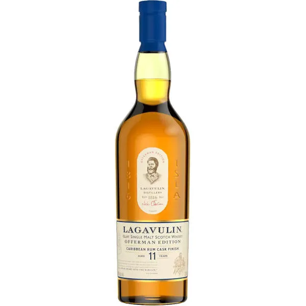 Lagavulin 11 Year Old Offerman Edition Caribbean Rum Cask Islay Single Malt Scotch 750Ml