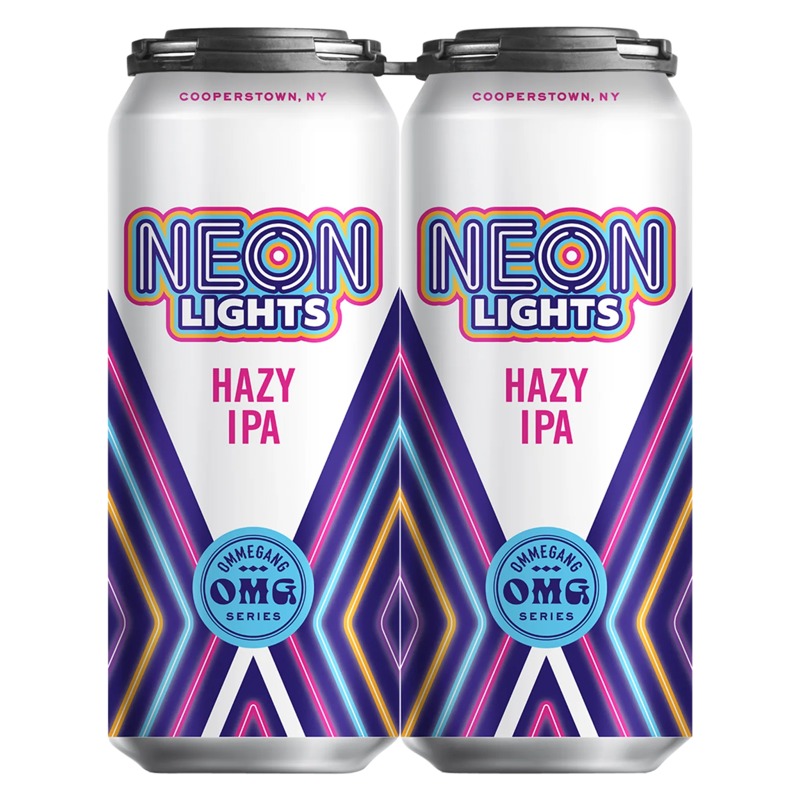Ommegang Neon Lights Hazy IPA 4pk 16oz Can 4.3% ABV