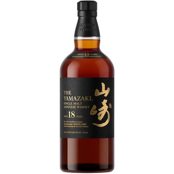 Suntory The Yamazaki 18 Year Old Single Malt Japanese Whisky 750Ml