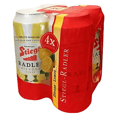 Stiegl Lemon Radler 4pk 16oz Can