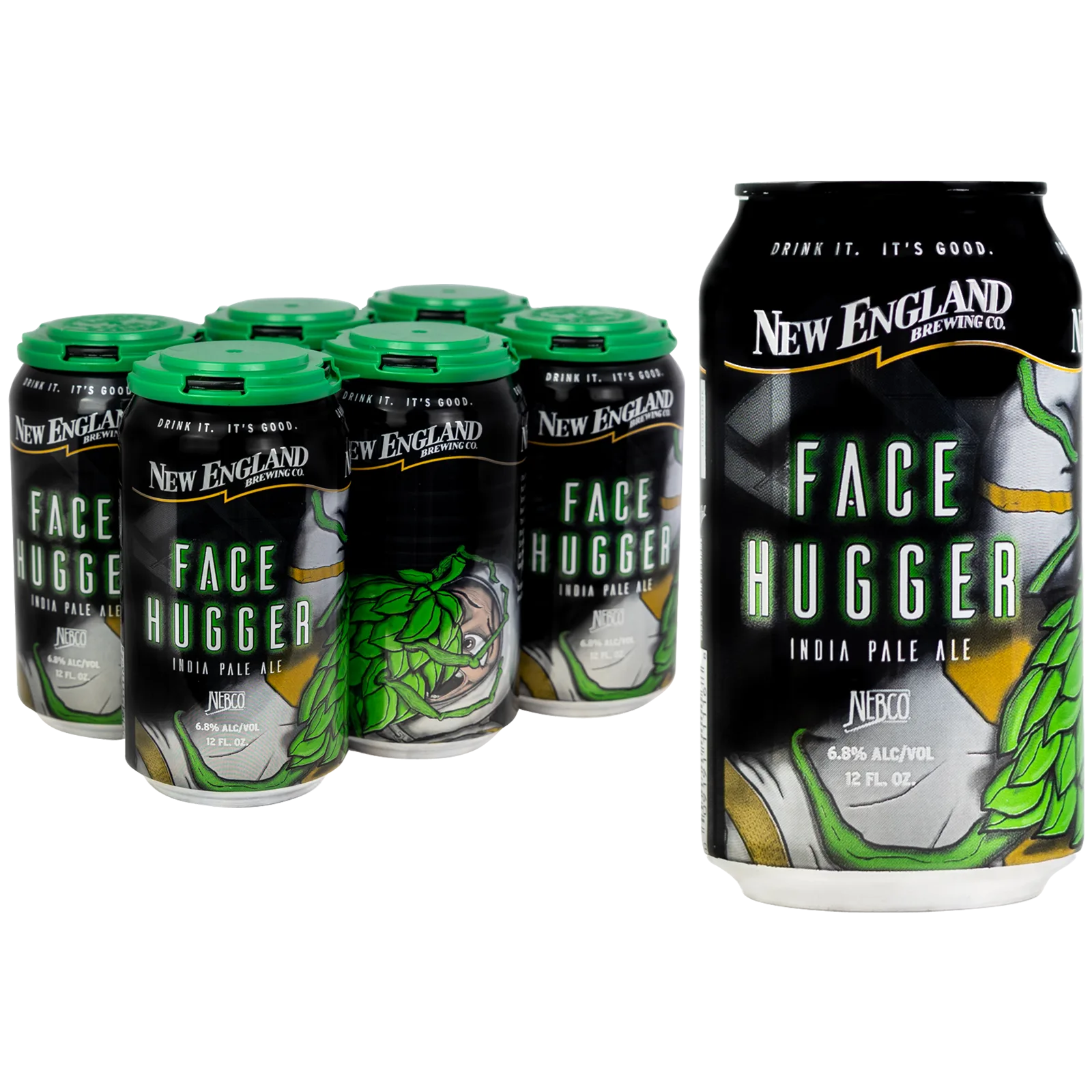 New England Brewing Face Hugger IPA 6pk Can 6.8% ABV