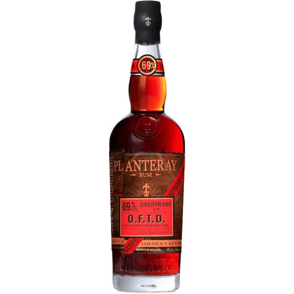 Planteray Overproof Oftd Dark Rum 1L
