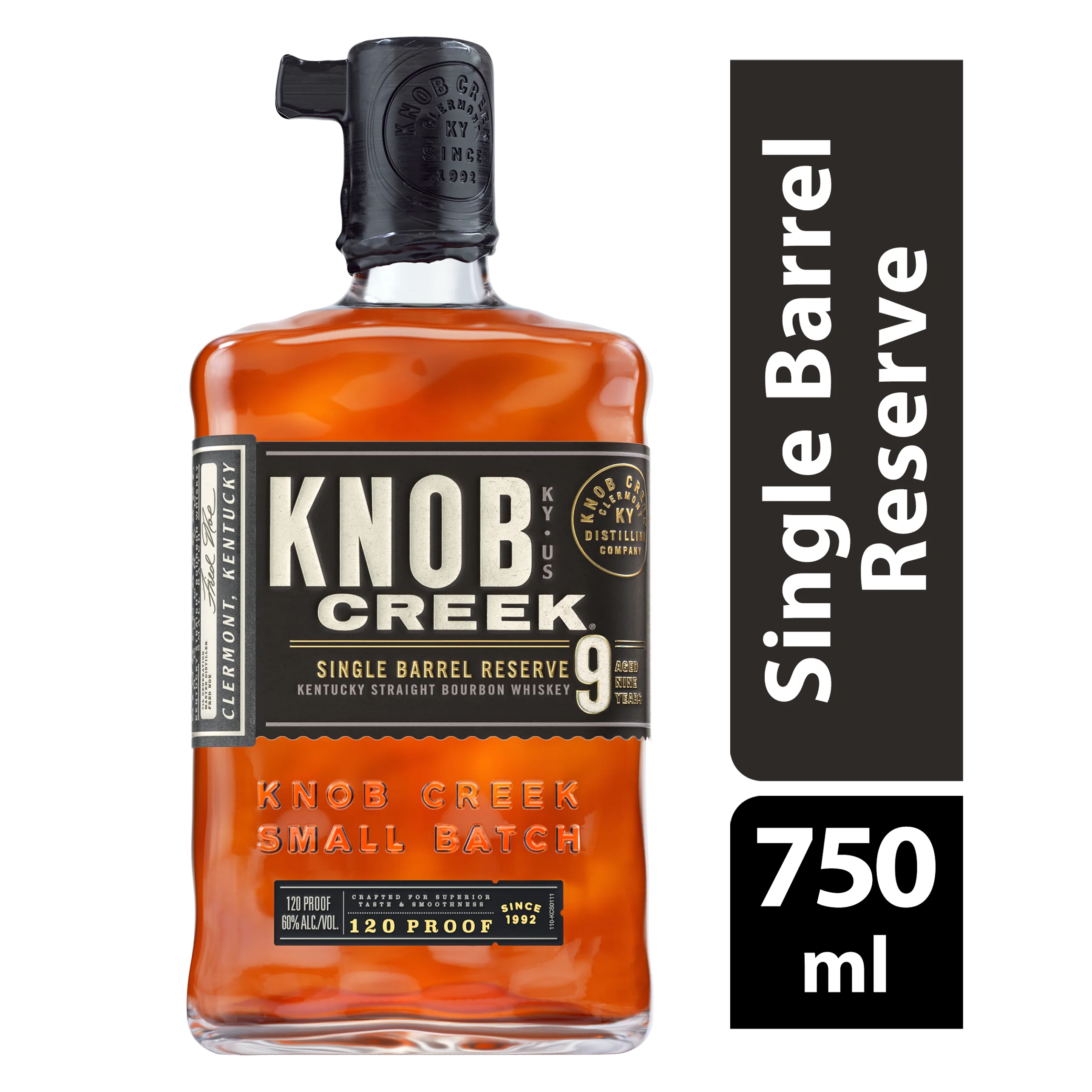 Knob Creek Single Barrel Bourbon Whiskey (120 Proof