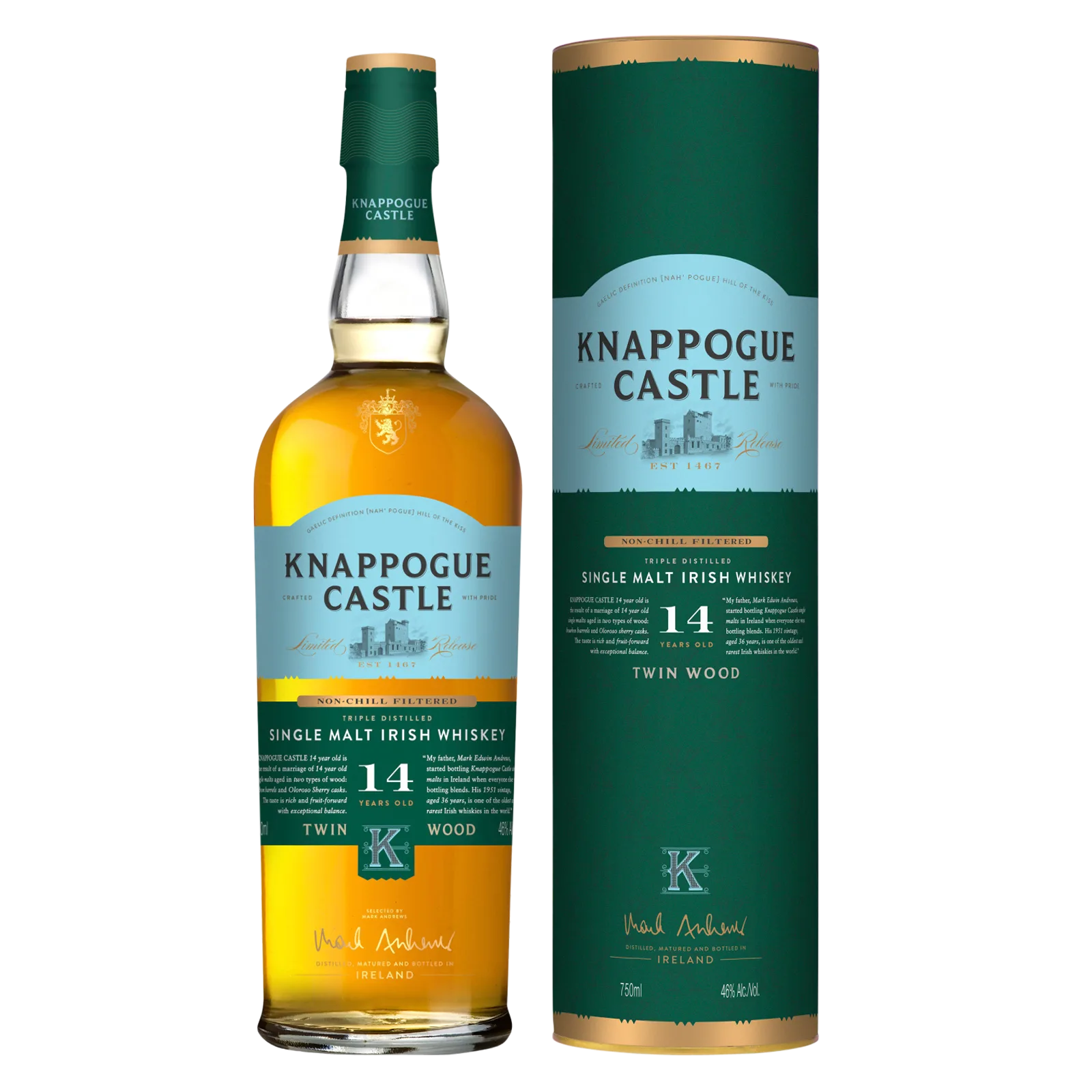 Knappogue 14 Yr Single Malt (92 Proof