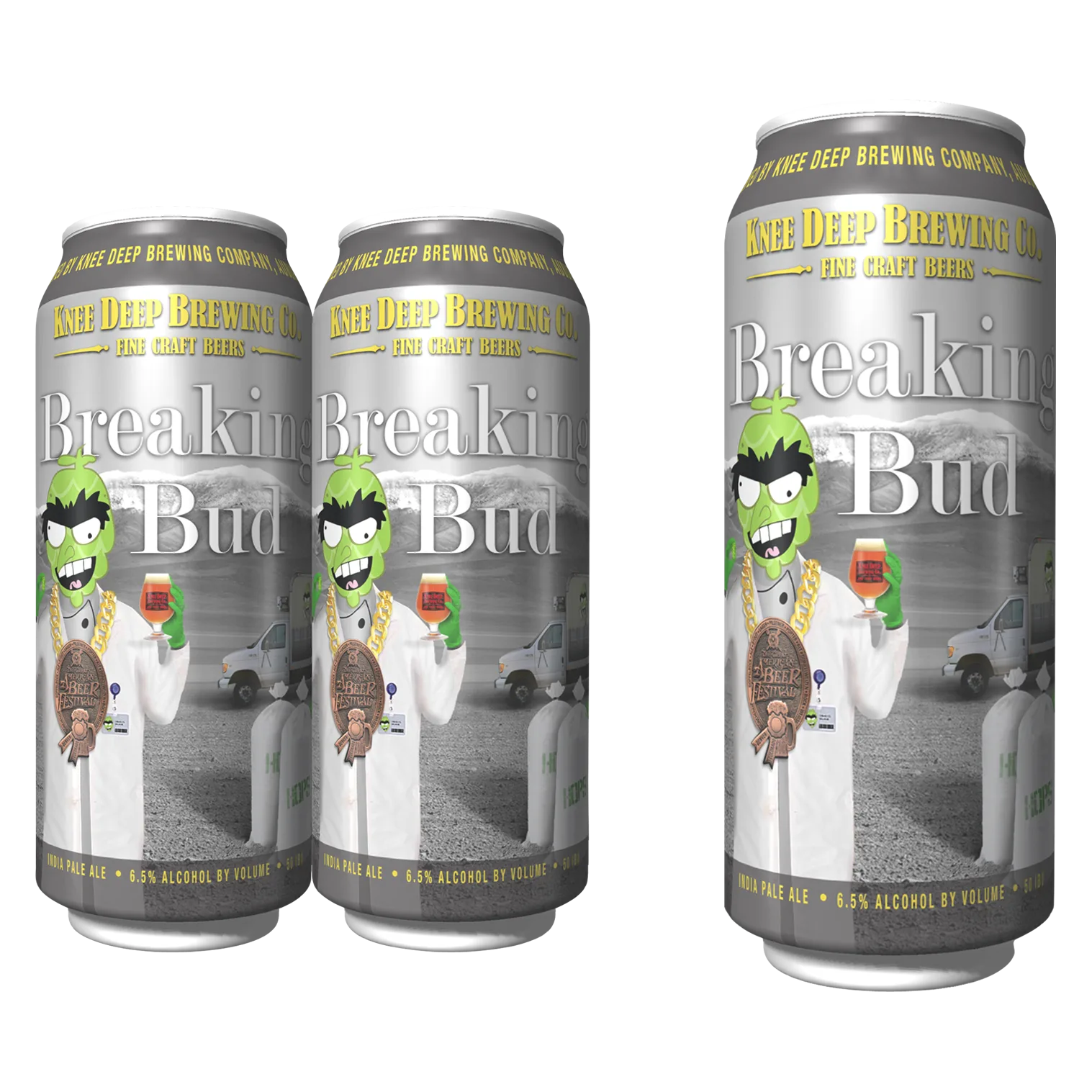Knee Deep Brewing Breaking Bud 4pk 16oz Can