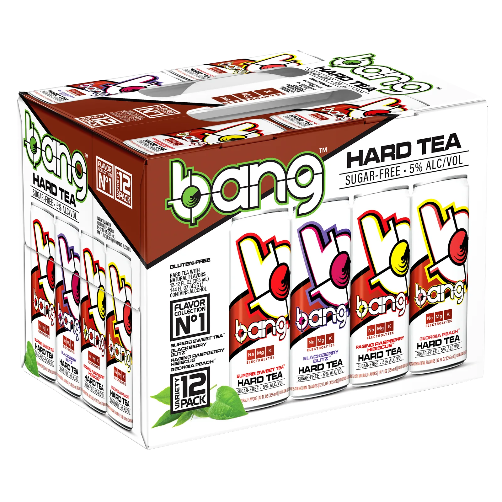 Bang Hard Tea Variety 12pk 12oz can 5% ABV