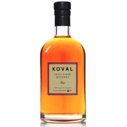 Koval Single Barrel Rye Whiskey 750Ml