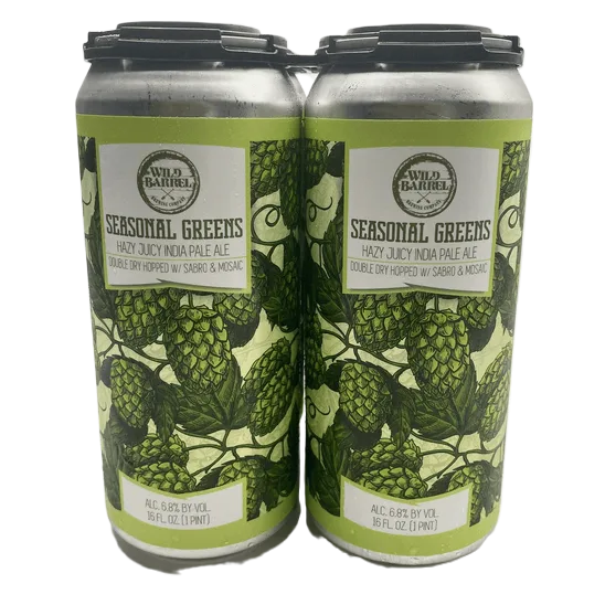 Wild Barrel Seasonal Greens 4pk 16oz 6.8% ABV